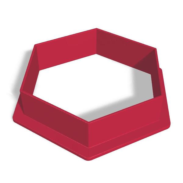 Imagem de Cortador Hexagono Forma Geométrica Colmeia Abelha