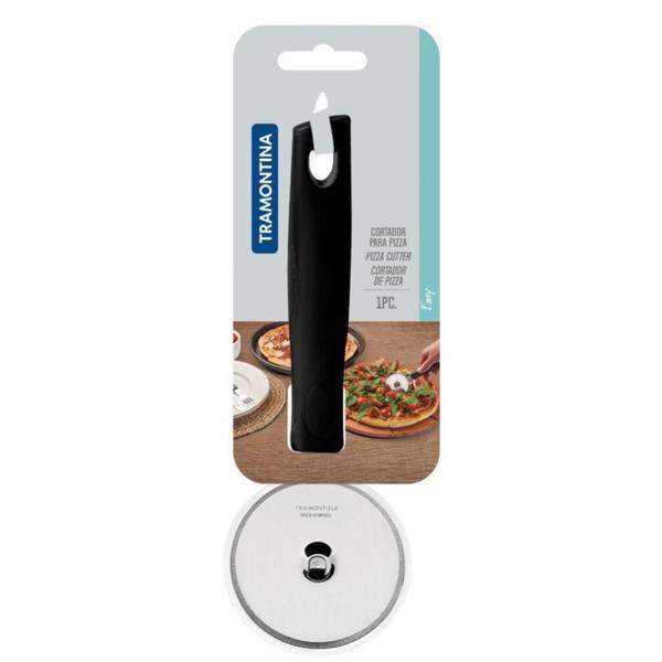 Imagem de Cortador Inox Para Pizza Easy Tramontina Preto