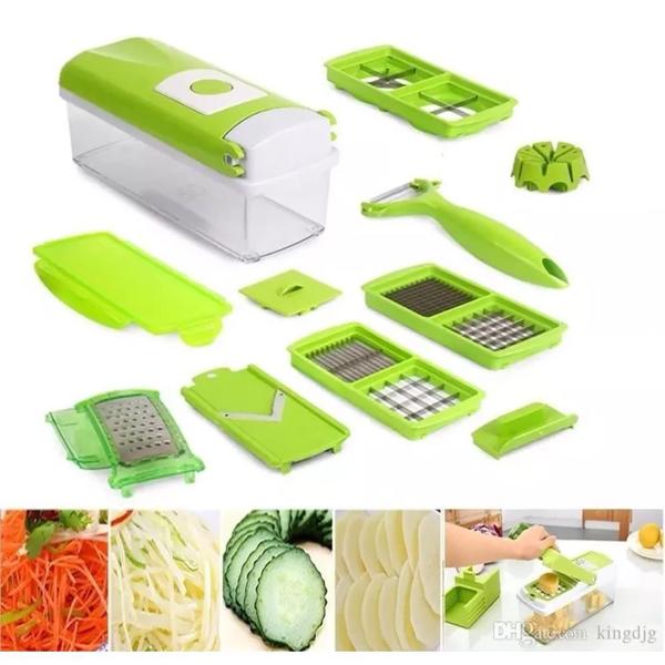 Cortador Legumes Nicer Dicer Plus Com Triturador Processador Alimentos - Penselar Fun Imagem de Cortador Legumes Nicer Dicer Plus Com Triturador Processador Alimentos