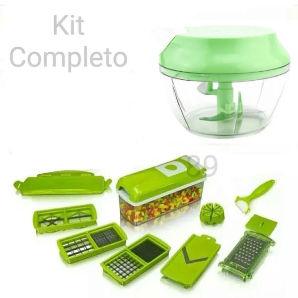 Cortador Legumes Nicer Dicer Plus Com Triturador Processador Alimentos - Penselar Fun Imagem de Cortador Legumes Nicer Dicer Plus Com Triturador Processador Alimentos