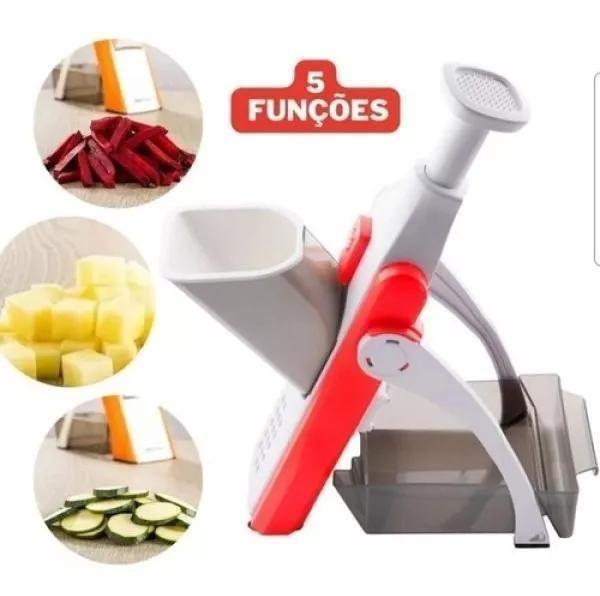 Imagem de Cortador Multifuncional 5 Funções Fatiador Legumes