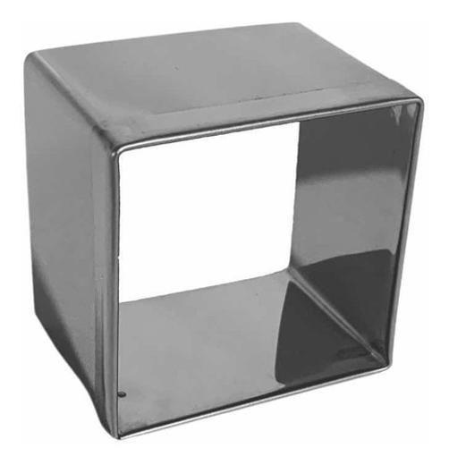 Imagem de Cortador Quadrado Inox 8,5X8,5 Brownie Bolo Massa