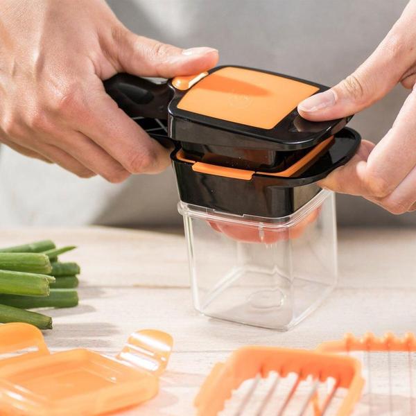 Imagem de Cortador Quick Nicer Dicer 5 em 1 - 4 Lâminas - Fatiador