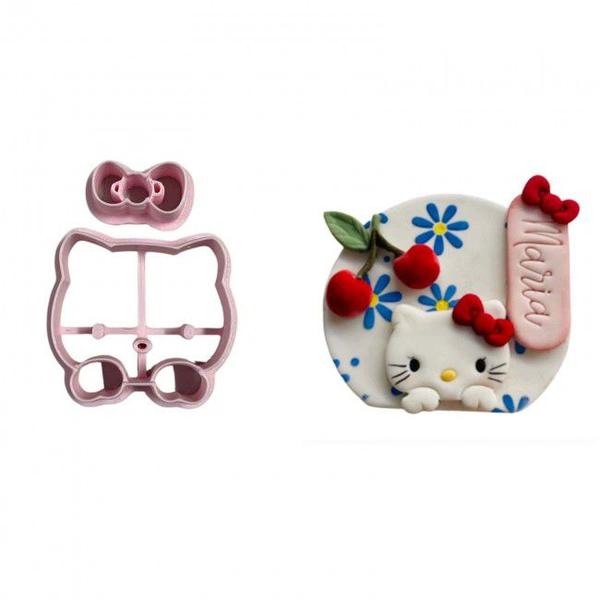 Imagem de Cortador Rosto da Hello Kitty 4cm