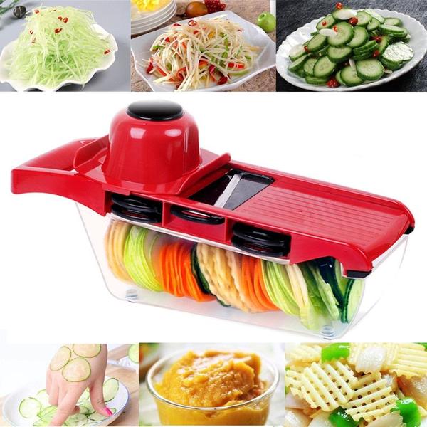 Imagem de Cortador vegetal Mandoline Slicer Cozinha Acessórios Fruit Cutter Potato Peeler Cenoura Queijo Grater Vegetable Slicer Fatiadores Manuais