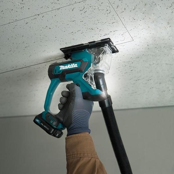 Imagem de Cortadora de Drywall 6000 Golpes por Minuto Sem Fio 12V Com Iluminação Corte Orbital SD100DZ Makita