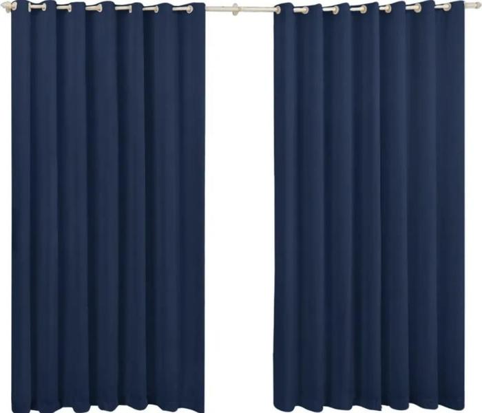 Cortina 2,00X1,40 Oxford Quarto Sala Cozinha Azul Marinho