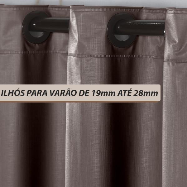 Imagem de Cortina 4 Metros Blackout Grande De PVC Blecaute Sala Quarto 4,20x2,80