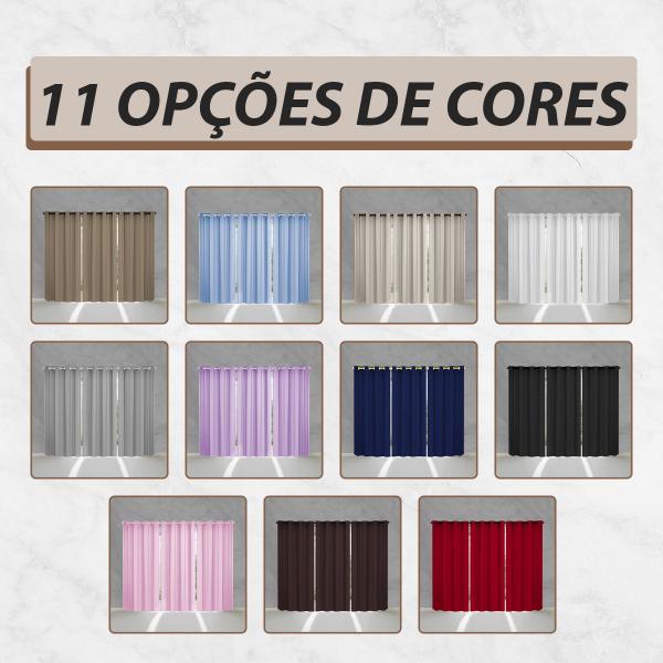 Imagem de Cortina 4 Metros Blackout Grande De PVC Blecaute Sala Quarto 4,20x2,80