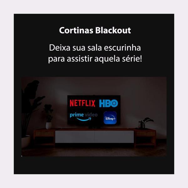 Imagem de Cortina Blackout 2,20 x 1,30 Blecaute Black Out Bloqueia Luz
