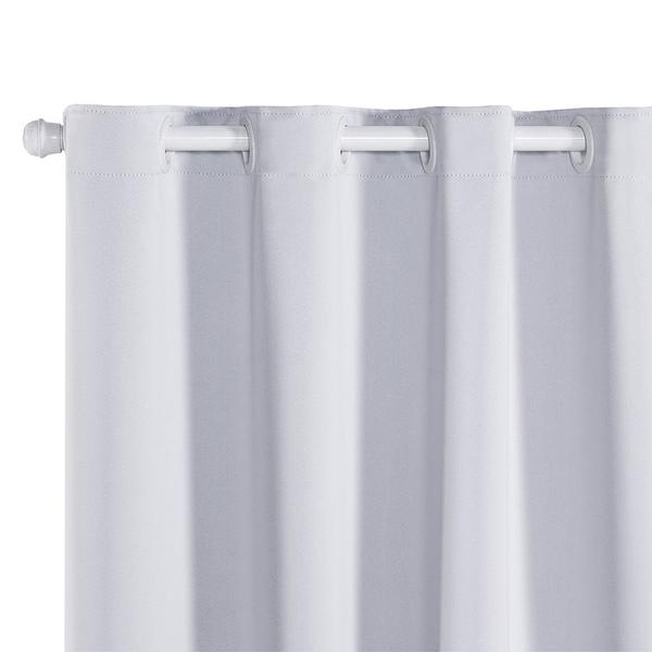 Imagem de Cortina Blackout com Voil 2,70m x 1,60m Corta Luz PVC Blecaute Voal para Sala Quarto Janela