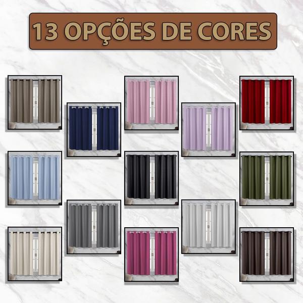 Imagem de Cortina Blackout de PVC 2,20m x 1,30m Lilas