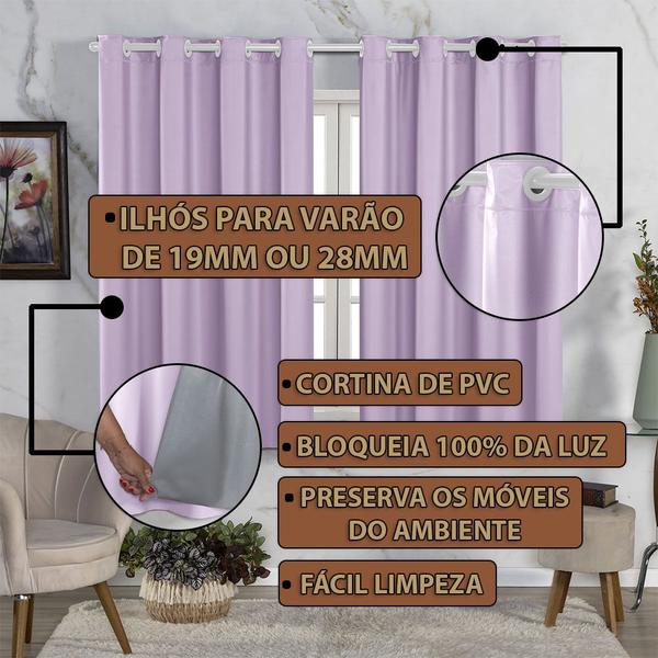 Imagem de Cortina blackout de pvc 2,80x1,30