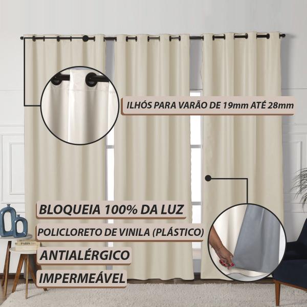 Imagem de Cortina Blackout De PVC Para Janela Porta 4,20 x 2,20