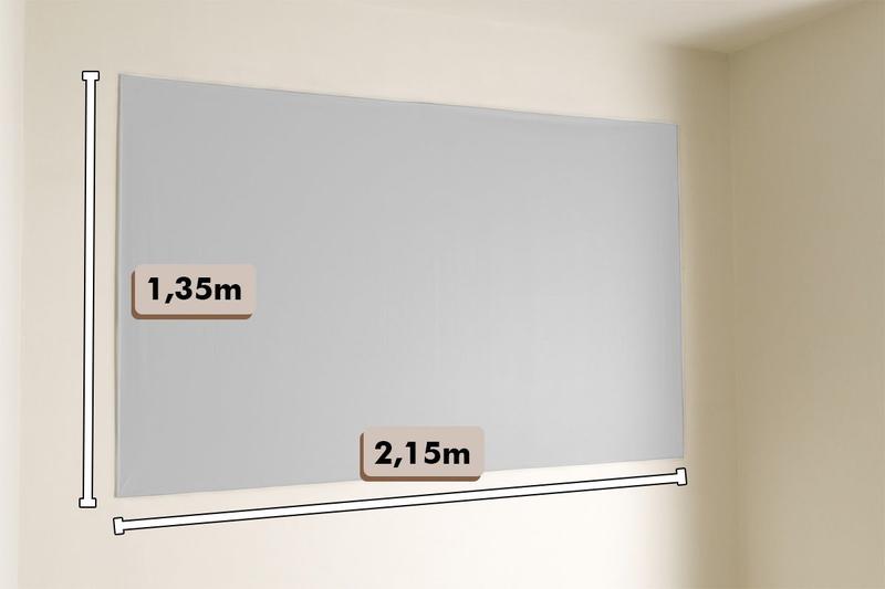 Imagem de Cortina Blackout Painel 2 Metros Auto Colante 2,15x1,35 Para Janela