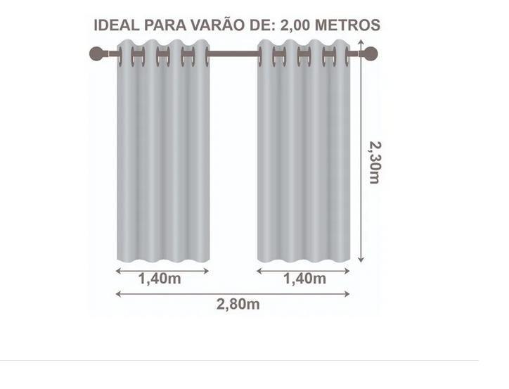 Imagem de Cortina Blackout Pvc Corta Luz 100 % 2,80 M X 2,30 Blecaute