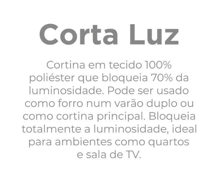 Imagem de Cortina Corta Luz 70% Tecido 4.20m x 2.50m Milão Bella Janela