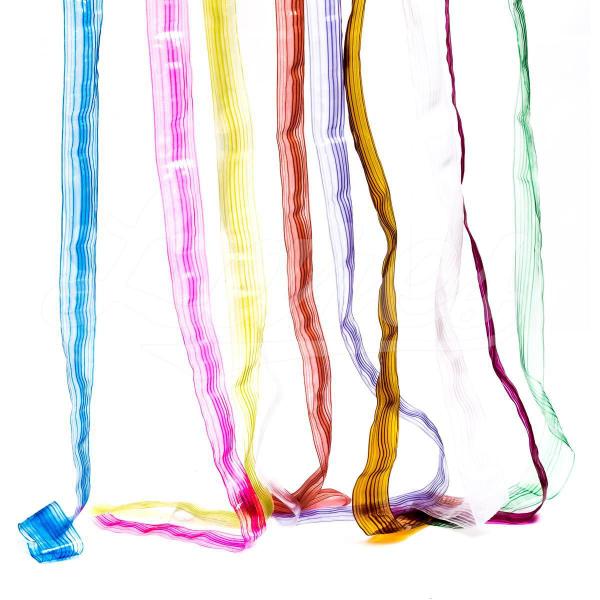 Imagem de Cortina de Porta Tiras de Plástico 1,98m Arco Íris Colorida