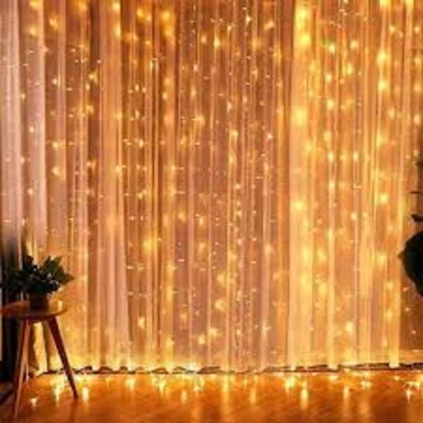 Imagem de Cortina Natalina LED USB Decoração 3x2m Festivo