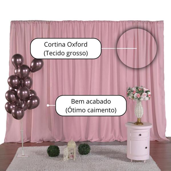 Cortina Oxford Decoração Festa Aniversário Casamento 3MX2,50M - Serena Decor Imagem de Cortina Oxford Decoração Festa Aniversário Casamento 3MX2,50M