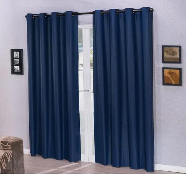 Imagem de Cortina Para Quarto Casal Blackout Blecaute 2,80 X 2,30 PVC