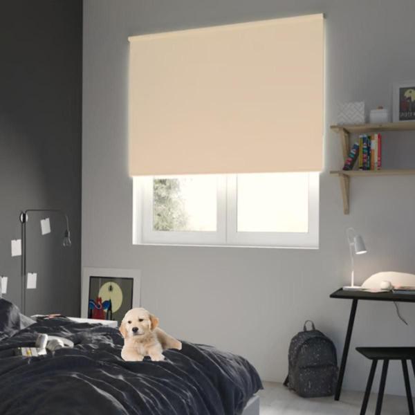 Imagem de Cortina Persiana De Rolo Blackout Pvc Corta Luz L 1,2x2,2 A