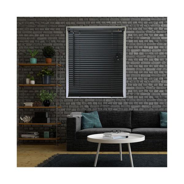 Imagem de Cortina Persiana Horizontal Pvc Blackout 0,80m X 1,30m