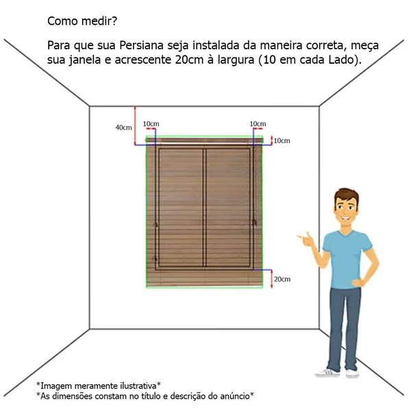 Imagem de Cortina Persiana Rolô Tela Solar 3% Arelle Decor  0,40 larg X 1,30 alt