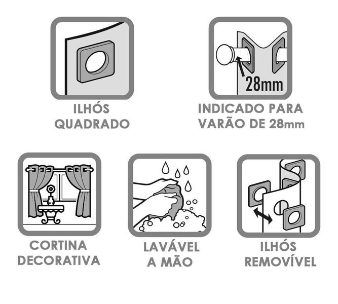 Imagem de Cortina Provador Roupas 3,00x2,00 Cinza 100% Privacidade