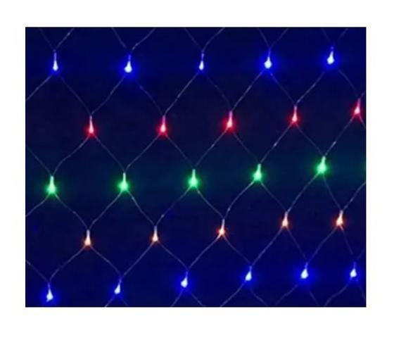 Imagem de Cortina Rede Led Cascata Decoração Natal 127v 8 Funções 3m