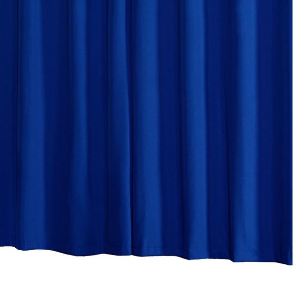 Imagem de Cortina Sala Quarto 2.00m x 1.70m Oxford Roma Varão Simples - Azul Royal