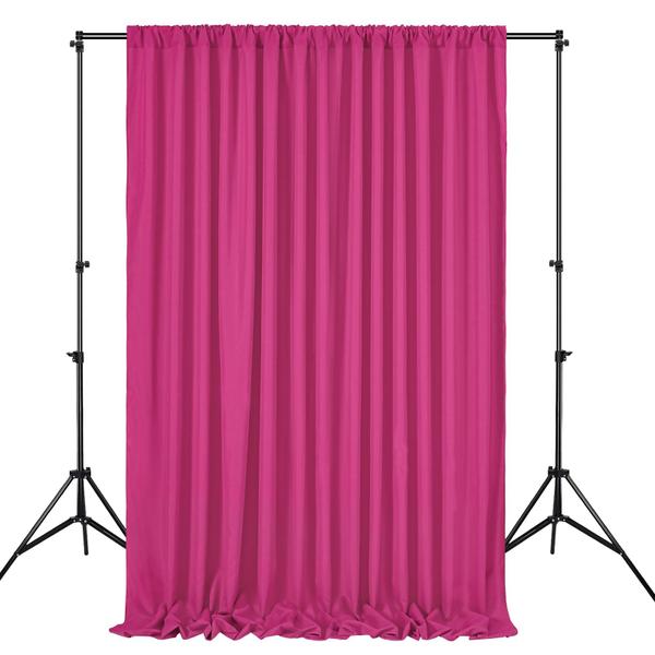 Imagem de Cortinas de fundo SoarDream Hot Pink Poliéster 3x3m