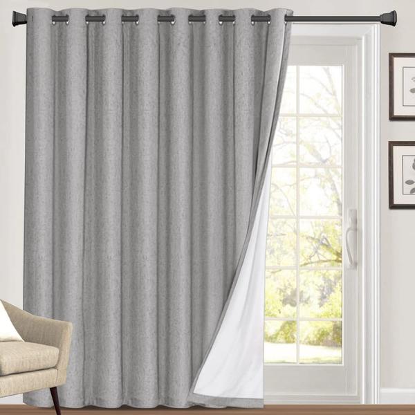 Imagem de Cortinas PrinceDeco Primitive Texturizado Linen 100% Blackout 244x244cm