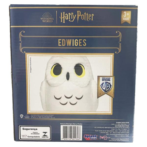 Imagem de Coruja Edwiges Saga Harry Potter 18cm Licenciada Warner Bros