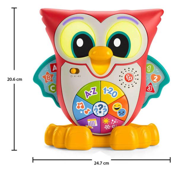 Imagem de Coruja Olhos Luminosos Linkmals Fisher-Price Mattel