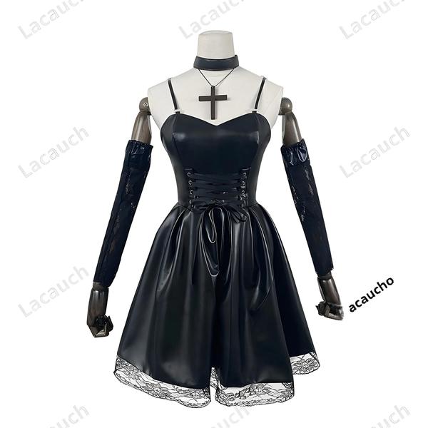 Imagem de Cosplay Misa Amane Death Note - Traje Sexy com Vestido, Colete, Meias e Peruca