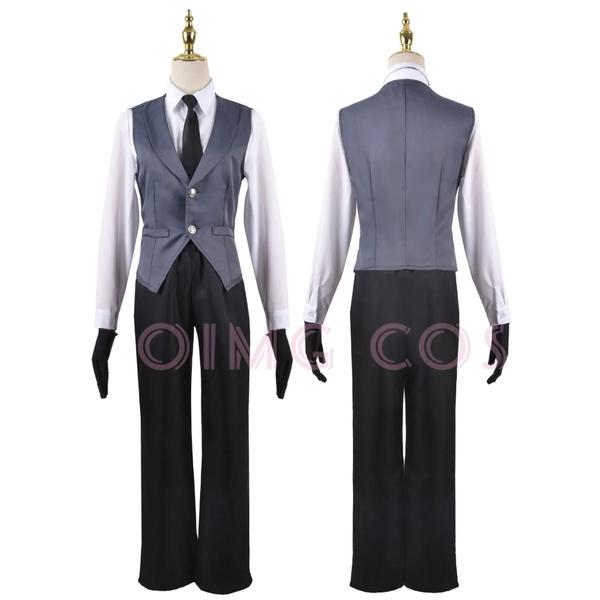 Imagem de Cosplay Sebastian Michaelis - Traje de Mordomo Preto para Festa de Halloween