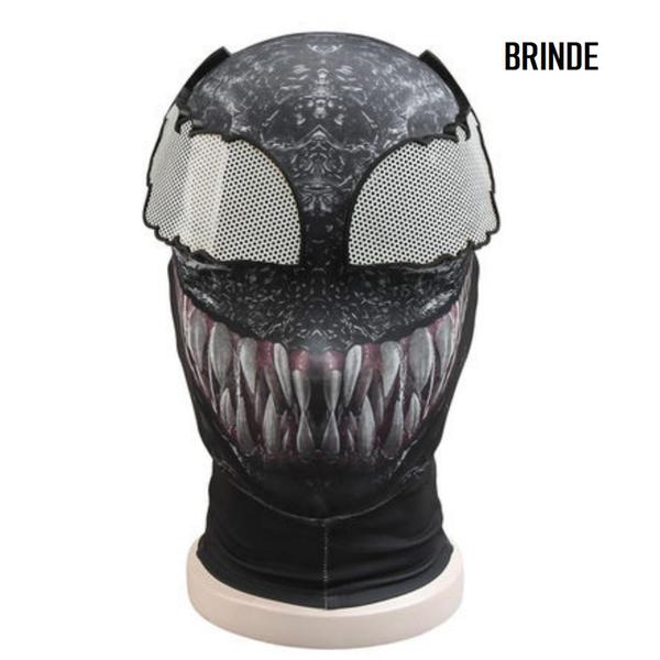 Imagem de Cosplay Venom Adulto Bodysuit Elastano com Máscara em Látex