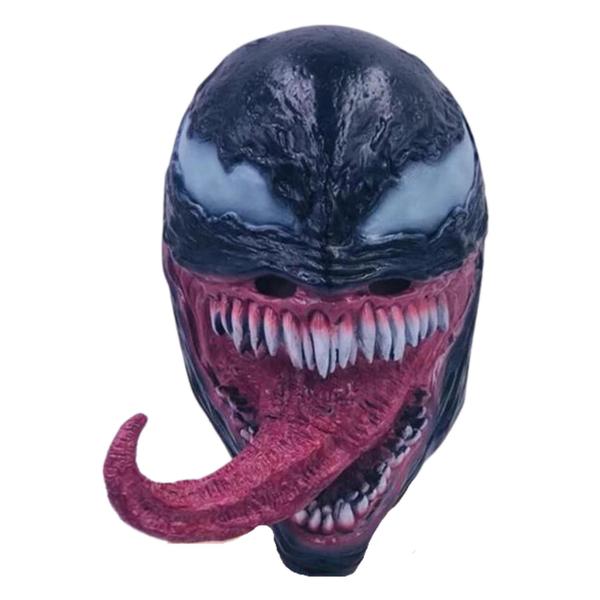 Imagem de Cosplay Venom Adulto Bodysuit Elastano com Máscara em Látex