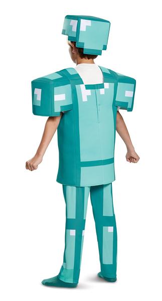 Imagem de Costume Disguise Armor Deluxe Minecraft Blue Large (10-12)