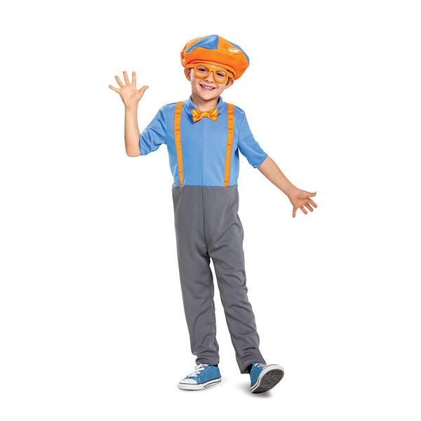 Imagem de Costume Disguise Blippi Macacão com chapéu e gravata borboleta para crianças