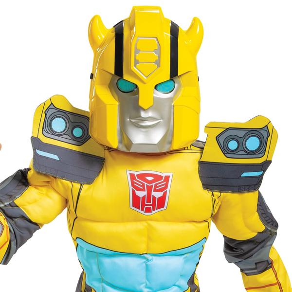 Imagem de Costume Disguise Bumblebee Transformer com músculo para meninos 3-