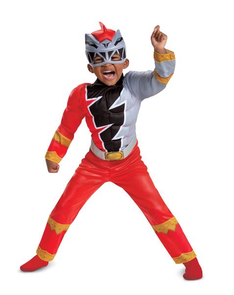 Imagem de Costume Disguise Red Ranger Toddler com músculos pequenos (2T)