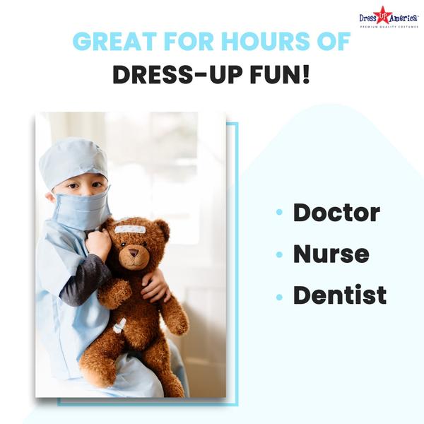 Imagem de Costume Dress Up America Doctor Scrubs para crianças