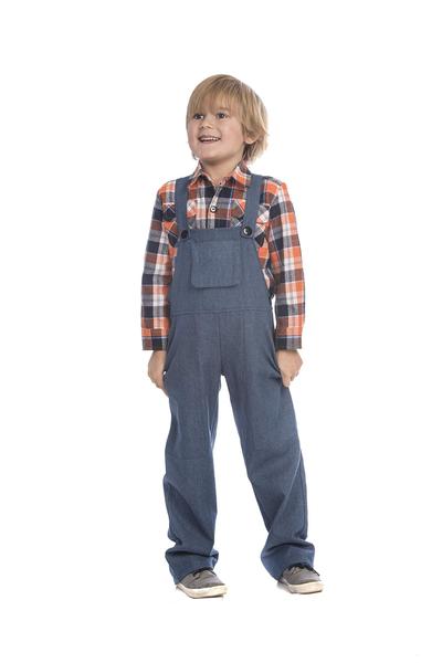 Imagem de Costume Dress Up America Farmer para crianças - macacão e camisa