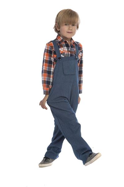 Imagem de Costume Dress Up America Farmer para crianças - macacão e camisa