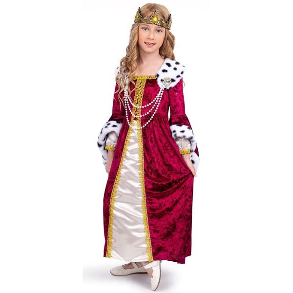 Imagem de Costume Dress Up America Queen para meninas - Renaissance