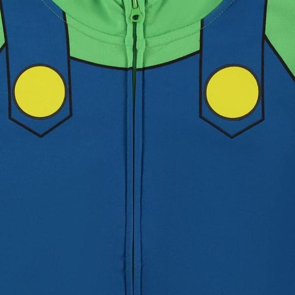 Imagem de Costume Hoodie Nintendo Boys Mario & Luigi Videogame Azul