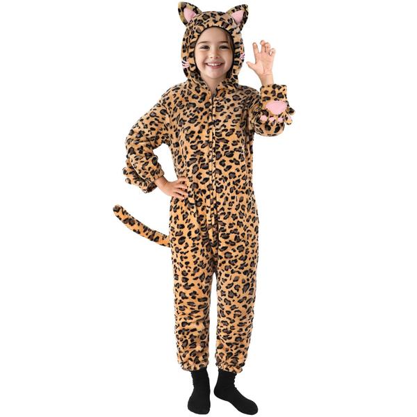 Imagem de Costume Joycover Cat Noir Onesie Black Cat para meninas de 5 a 10 anos