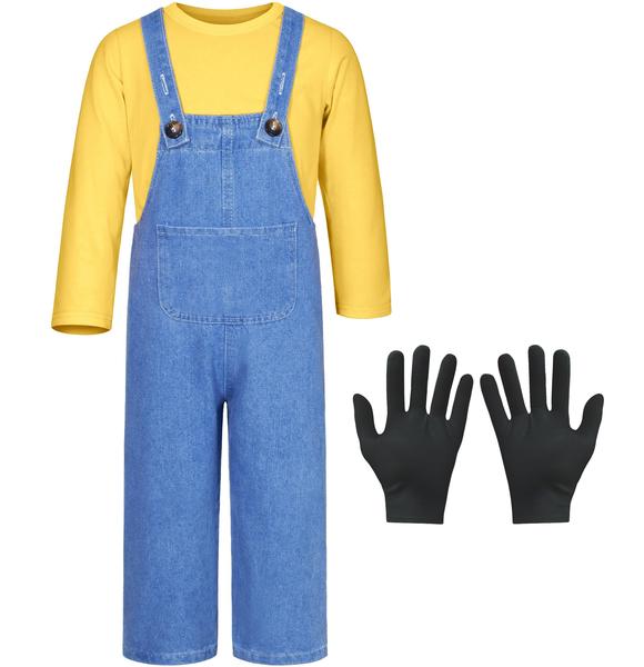 Imagem de Costume Mavoka Kids for Boys, camisa, macacão, luva de 8 a 9 anos